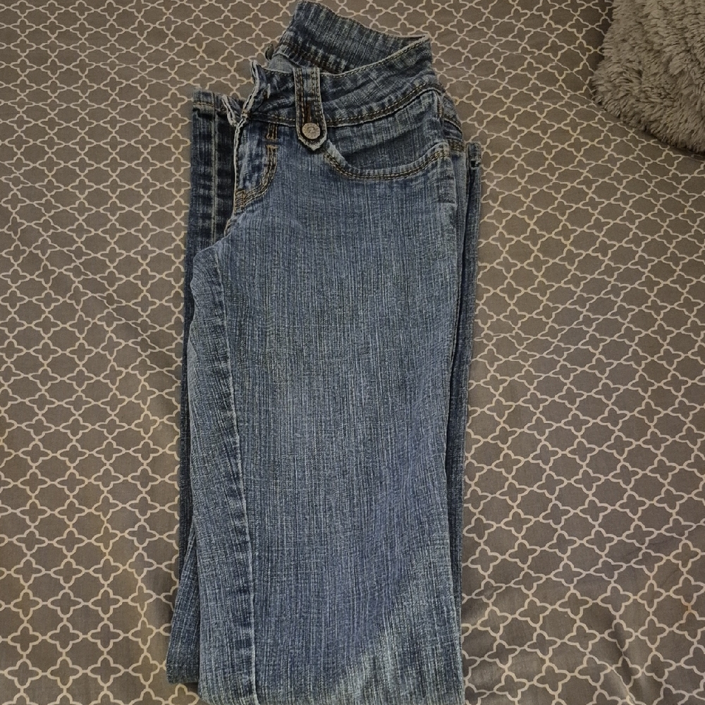 Mudd Women's Straight Leg Blue Jeans